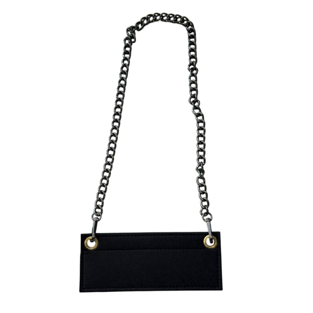 Create Wallet on Chain! Shorter Chain! Gun Metal Heavy Bag Chain 25"! Gunmetal